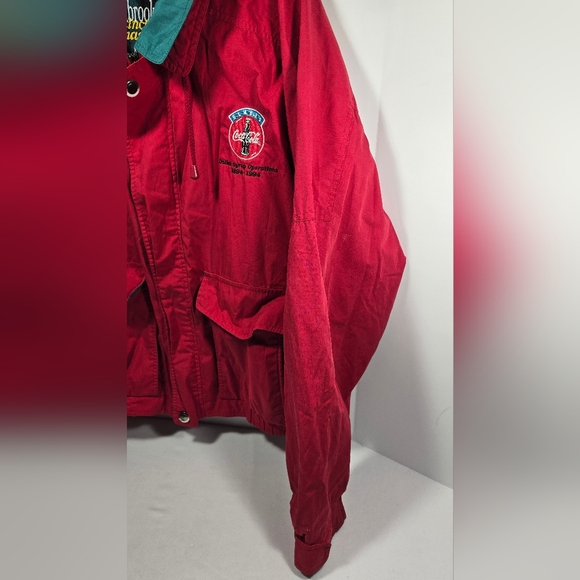VTG RARE Always Coca-Cola 1894 - 1994 Dallas Syrup Operations Jacket, XL, Red - Picture 2 of 15